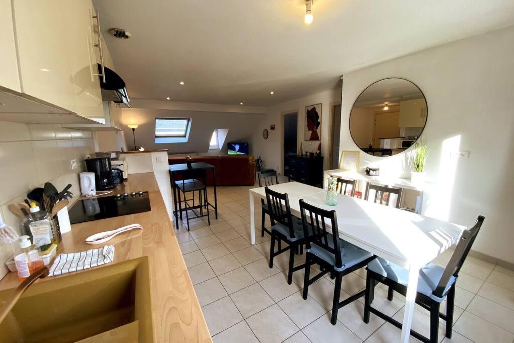 Ferienwohnung 10Min Bus Strasbourg Centre-Parking Prive-Wifi-Tv Bischheim Exterior foto
